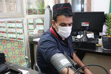 اجرای طرح ملی غربالگری فشار خون بالا و دیابت در سلف سرویس مرکزی دانشگاه